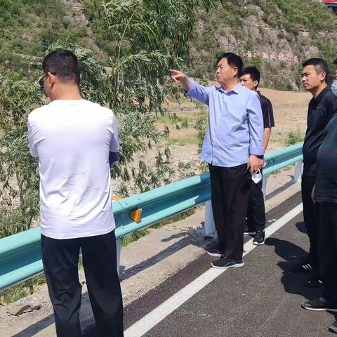 邯郸市防汛第五督导组来涉县检查防汛工作