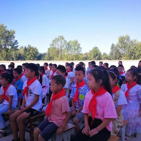 彭婆镇许营小学2020-2021学年开学典礼