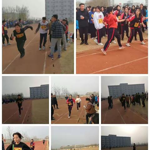 董官屯一中冬季万米接力赛