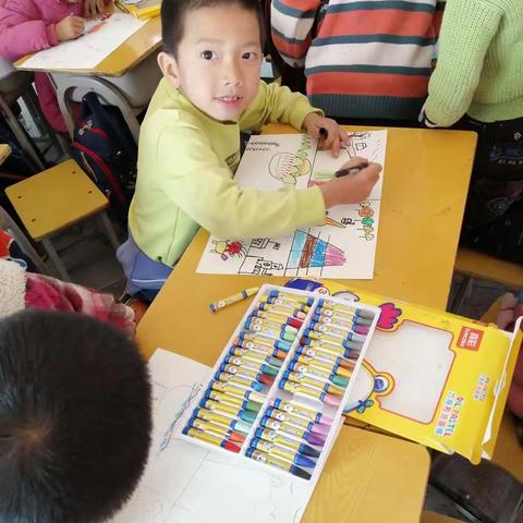 冷冷寒冬，伴你前行——梅屋小学美术远程课