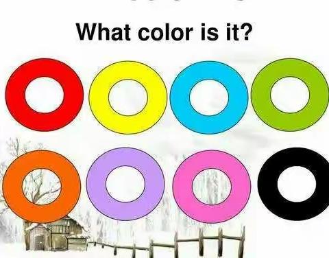 中一班英语活动《What color is it》