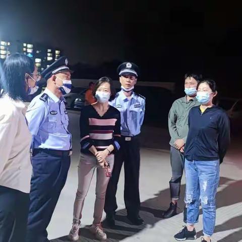 海澜社区联合卓达大社区、月川派出所开展禁止燃放烟花爆竹宣传及隐患排查整治活动