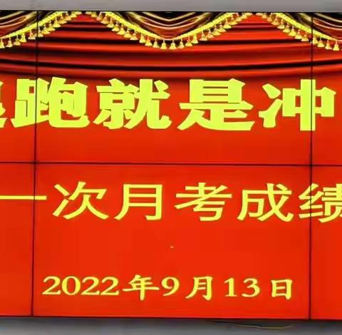 起跑就是冲刺——高三年级第一次月考成绩分析会