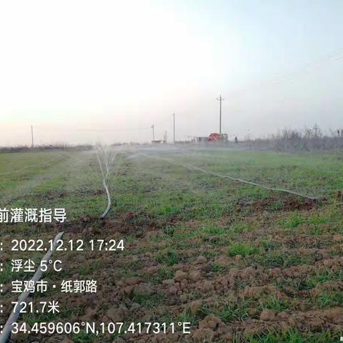 全力做好冬灌工作保障来年丰产增收