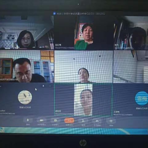 南街小学线上教学质量分析会