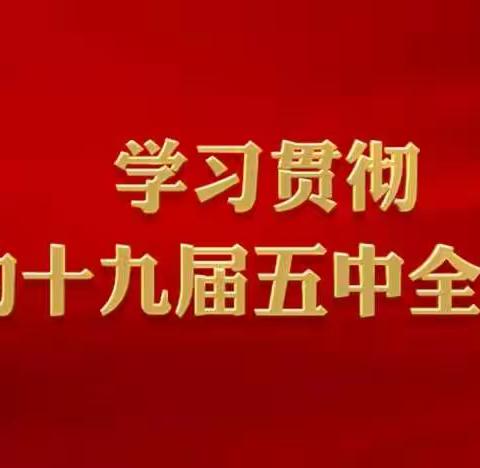 新征程 再出发——孙家集街道中心小学学习十九届五中全会精神