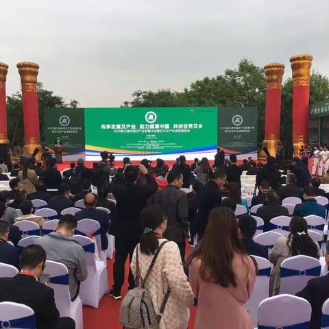 县人大主任袁保仲受邀参加第三届中国艾产业发展大会