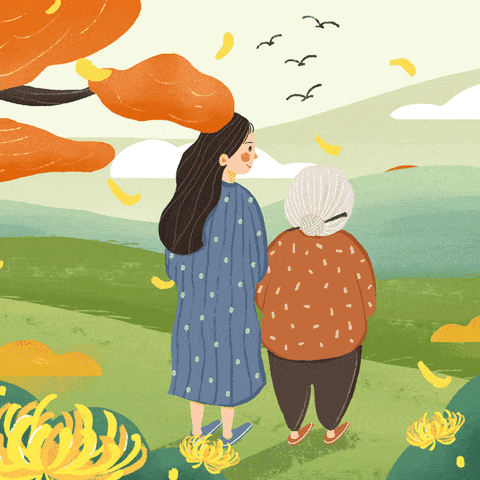 九九重阳日，浓浓敬老心