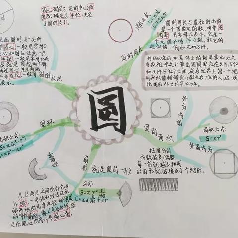 思维导图——圆单元