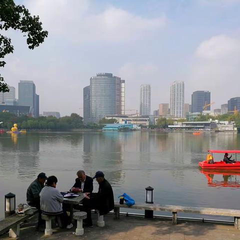 银锄湖边凝目随感