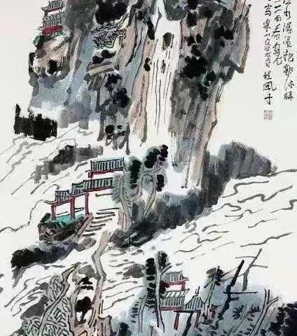 韩羽说：“妈的！我们半辈子进不去，他倒轻松地出来了”