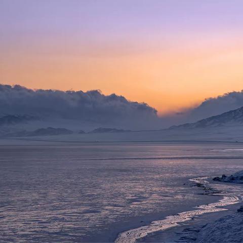 冬恋新疆——赛里木湖