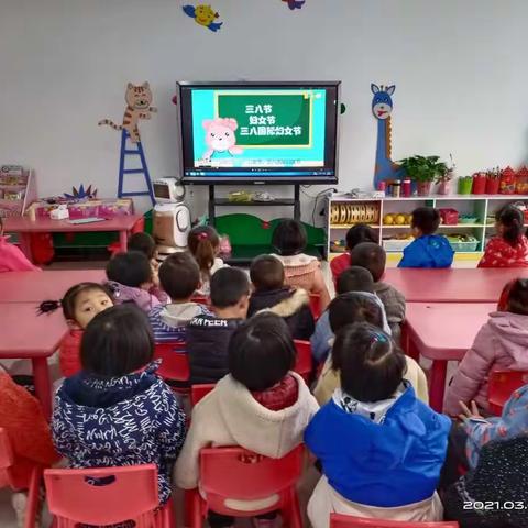 隆德一幼中三班庆“三八”妇女节活动