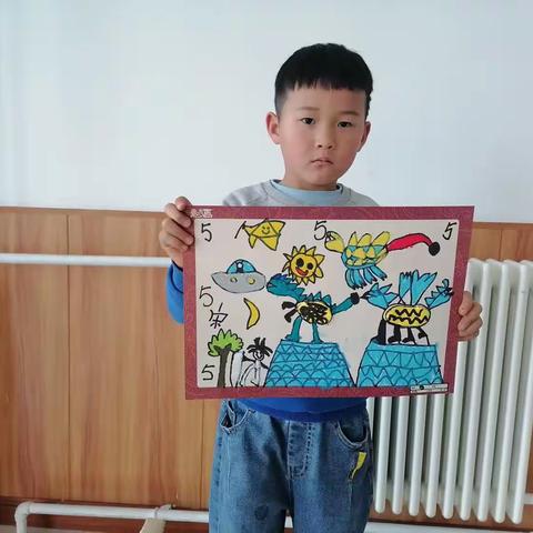 锦程二幼大二班童心童画作品展