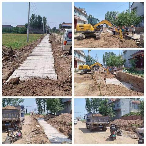 孝敬镇西内都村整修排水沟渠，提高人民幸福感