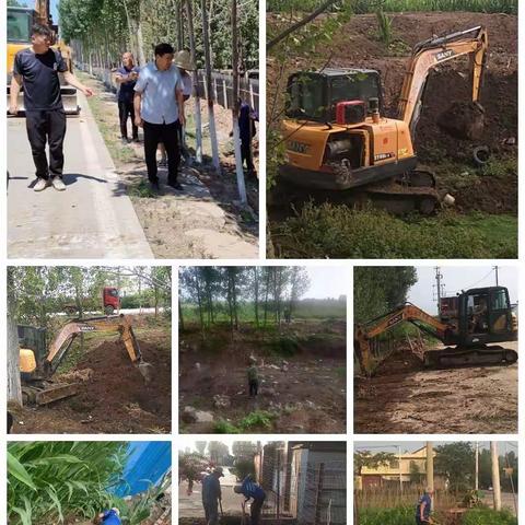 孝敬镇赵郭村--全力开展河道清理整治，着力提升农村人居环境