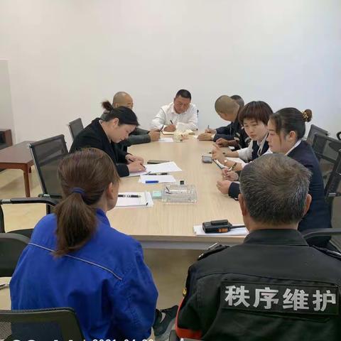 2021年4月29日万圣家园E区工作动态