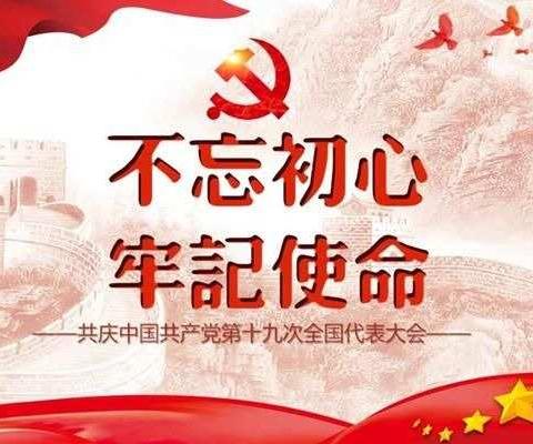 不忘初心、牢记使命，石桥杨小学主题教育党日活动。