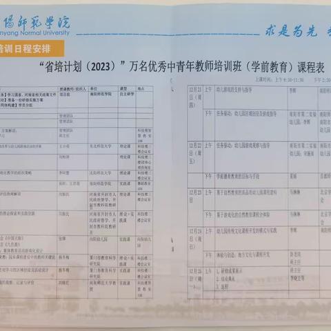 冬日暖阳雪方好 深耕细研绽芳华 || 省培计划（2023）——万名优秀中青年教师培育计划（学前教育）