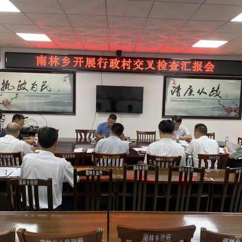 抓自查促整改，巩固成效促提升-南林乡开展行政村交叉检查工作