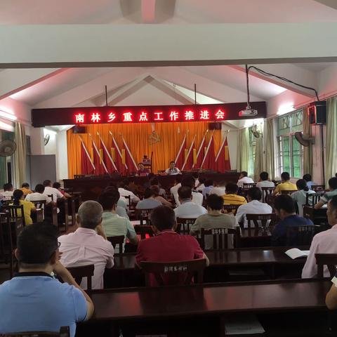 南林乡召开重点工作推进会