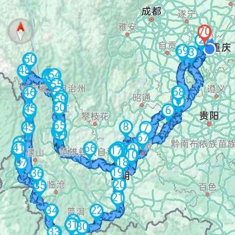 《摩旅七彩云南路书》/重庆照母山摩托车运动俱乐部七大队