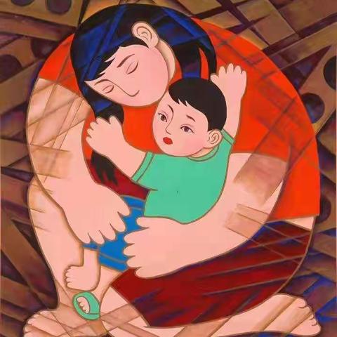 《中国母亲》农民画创作作品