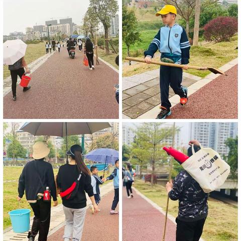 【北校区】筑梦雷锋月，植树我先行！——高新小学北校区远航中队植树节