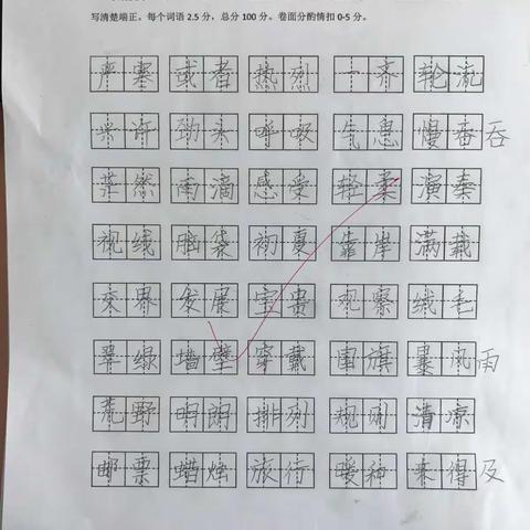 语文达标情况（听写）【301班内部查看，不外传】