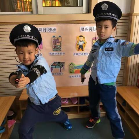 幼林大班级角色游戏街