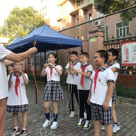 “请党放心，强国有我”——“我把幸福告诉你”北桥小学-四（1）班WI-FI小队国庆主题活动日之-趣打绳结