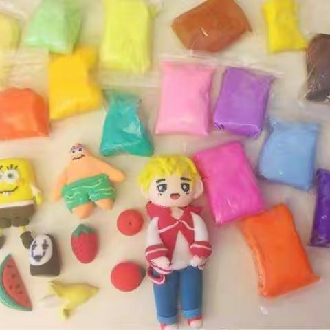 《多彩的超轻粘土》——北环路小学进企业联合社区开展“多彩的超轻粘土”