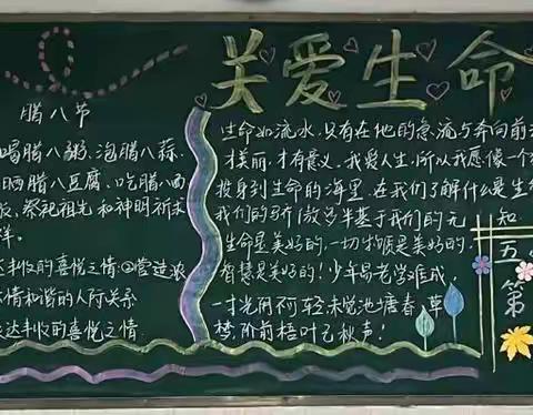 徐州市新兴小学举行“关爱生命”主题黑板报展览活动