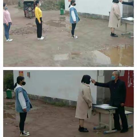 平安校园盼你归——寄料镇吕庄小学疫情防控实战演习