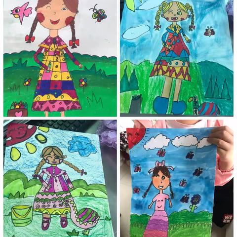 西宁市城北区博雅小学乡村少年宫（儿童画班）教学成果展示