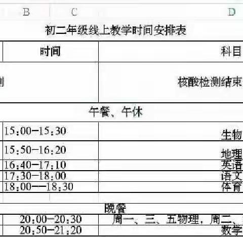 初二年级4月8日线上教学总结