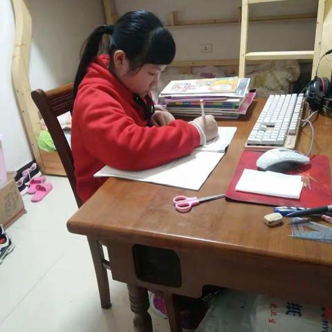 【停课不停学   在家开心学】景宁县第一实验小学五(2)班 张颖