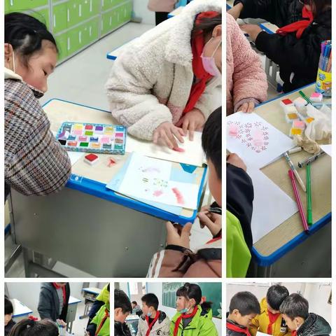 小小手指印画，大大梦想世界——李庄小学三（4）班手指印画社团