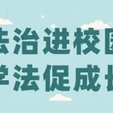 “与你同行 法护未来”—————小街镇中学法治进校园知识讲座