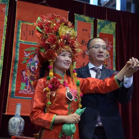 爱在山水间   情满樱花季——灏哥梦姐儿婚古城山水间白族婚礼纪实