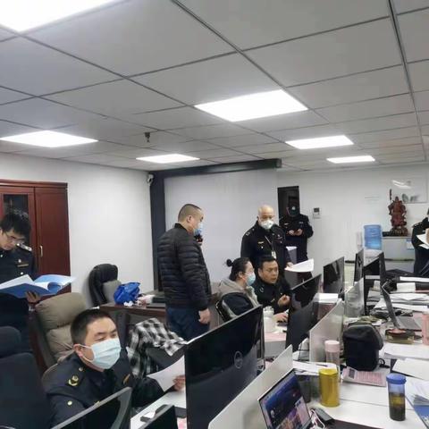 执法四大队核查某公司涉嫌“刷单炒信”违法行为
