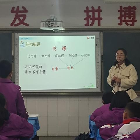 阿阳小学四年级语文组亮相课