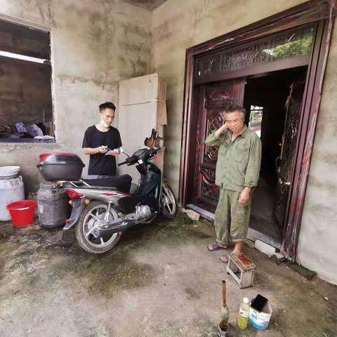 白沙县司法局南开司法所开展安置帮教人员走访工作