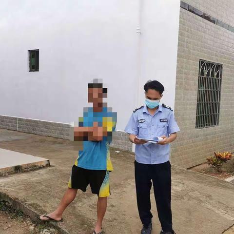 白沙县司法局南开司法所开展安置帮教人员走访工作