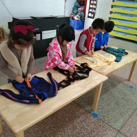 生活小达人，快乐显身手——长兴湖小学附属幼儿园大一班开展生活自理能力比赛活动