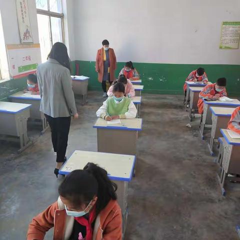 示范区张阁镇常庄小学举行复学后第一次线下检测