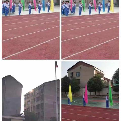 岳阳县荷花塘小学：“永存红色记忆 、传承革命精神”党员国旗下讲红色故事