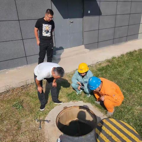 中水开发处携手垃圾焚烧发电厂检查管路