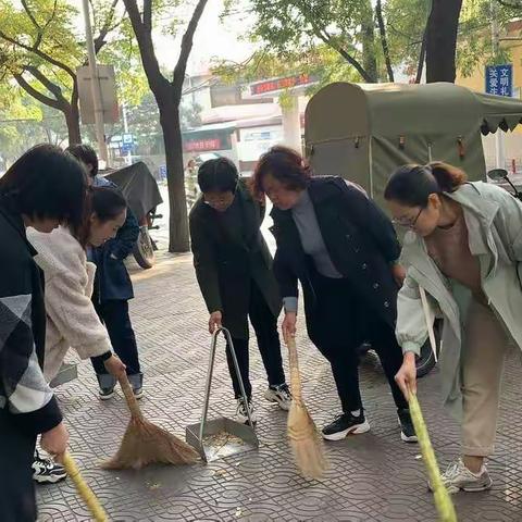 实验小学洗城活动进行时