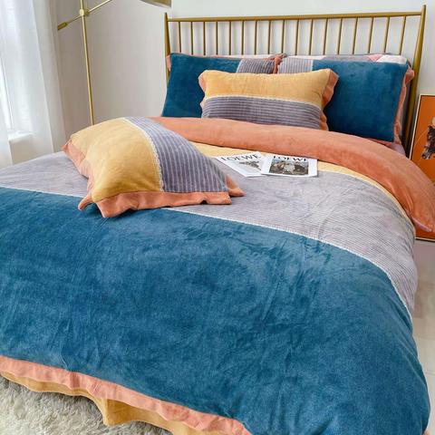 精品时尚拼角四件套